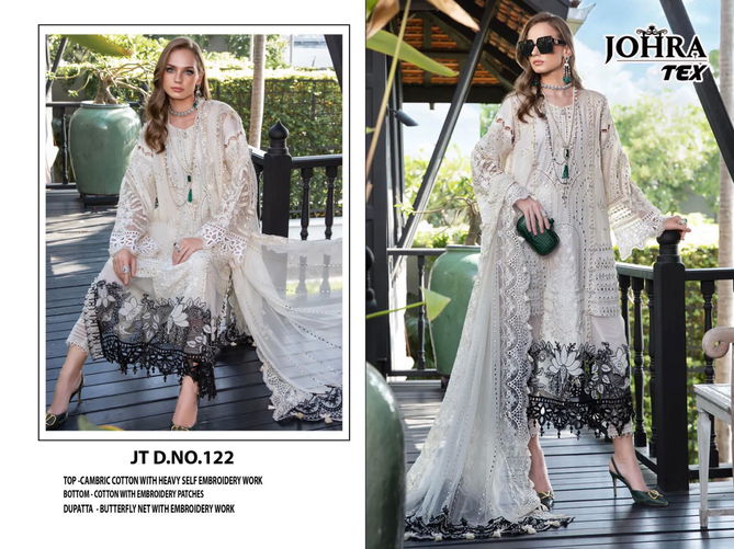 JT 122 By Johra Tex Pakistani Suits Catalog